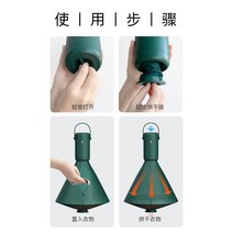 건조기키트 의류건조기렌탈 신발관리기 옷걸이건조기, 포레스트 그린 이중 살균 속건성 소형 천 가방