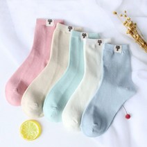 더캣 컬러냥중목양말 목긴겨울양말 여성양말 면양말 양말선물 박스선물포장 흘러내리지않는양말