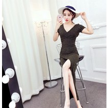 HQINT 여성 원피스 봄 가을 긴팔 반팔 롱원피스 니트원피스 캐주얼 정장원피스 하객원피스 하객룩 빅사이즈 여자 ZB-229852