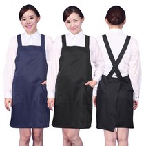 큰 앞치마 빅사이즈 직원복 근무 부녀회 체인점 AE26L, AE26 브라운단추형F