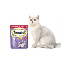 희동이네 고양이 간식 마즈 고양이 템테이션 메가팩 부드러운 우유맛 스낵 과자 길냥이 마약 간식 180g X 5개