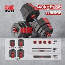 조립식 무게조절 30kg 40kg 아령 탈부착 덤벨 바벨 푸쉬업 팔 근육 헬스기구, 20kg x 2개