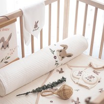 쿵스쿵스 몽글몽글 인견 쿨링 아기바디필로우 여름 죽부인 롱쿠션 롱 애착 베개, 02_[인견]숲속의토끼