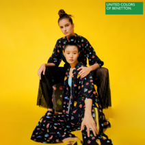 베네통 패턴 포인트 블라우스_BABLA1141