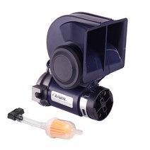 FARBIN-달팽이 공기 경적 압축기 릴레이 하네스 포함 12V 150db 슈퍼 시끄러운 듀얼 톤 자동차 트럭 오토, 07 Bule_01 12V