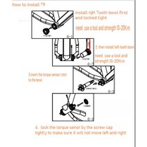 즈위프트센서 BB68-120MM MTB 자전거 전기 액세서리 산악 하단 브래킷 변환기, 05 T9 83