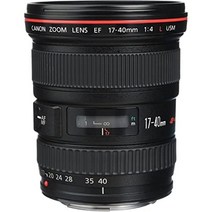 Canon 캐논 광각 줌 렌즈 EF17-40mm F4L USM 전체 크기 호환, 1개