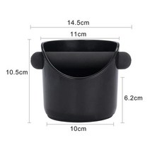 Breville-58mm BES900/920/980 필터 커피 바텀리스 포터필터 스테인레스 스틸 교체 바구니 카페 도구, 18 Coffee waste bucket, 18 Coffee waste bucket