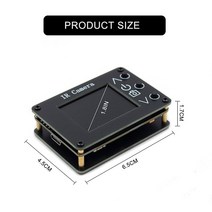 적외선 열화상 스코프 카메라 단망경 야간 투시경 휴대용 망원경 고배율 MLX90640 적외선 온도 센서 심플, 01 MLX90640