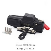 스케일 RC 윈치 무선 원격 컨트롤러 복구 후크 1/10 크롤러 자동차 TRX4 TRX6 SCX10 랭글러 CC01 TF2 D90 YK4082 ZP1001, [01] Winch 1