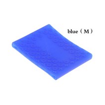 바버샵 네일샵 이발사 헤어 클 그립 1 개 고무 미끄럼 방지 디자인 미용 실리콘 장식 반지, blue M