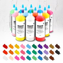 가민 전문가용 아크릴물감 대용량 물감 퍼포먼스미술 미술용품 500ml 29색, 17. 그린