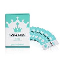 롤리킹 속눈썹 파마액(1제+2제 10회분) 펌 ROLLY KING EYELASH FLYING CREAM, 단품