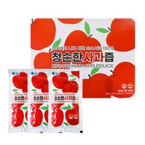 경북 청송 사과 100 사과즙 120ml x 50포