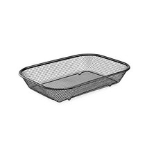 오븐용 나바리스 Navaris 그릴 바스켓 그리드 37 x 27.50 7 cm 스테인리스 스틸 바스켓 칩용 그릇 야채 치킨 너겟 들러붙지 않는 코팅 106779