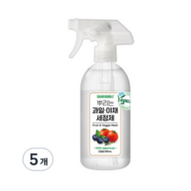 라이브잇 슈가버블 뿌리는 과일야채 세정제 1개 500ml, 5개