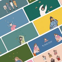 키밍 와이드 마우스 장패드 게이밍 롱 일러스트 패드, 쿠팡 400x800x3mm_뮤직, 쿠팡 본상품선택