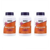 나우푸드 나이아신아마이드 500mg 캡슐 글루텐 프리, 100개입, 3개, 100정