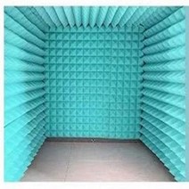 간이 방음부스 가정용 ASMR 독서실 실내 무소음 연습 학생 1인 소음차단 11, 외회색내호블루(붙여짐), 1개