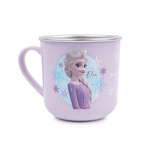 겨울왕국 엘사 안나 유아용 스텐컵 270ml 아동 물컵, 엘사안나