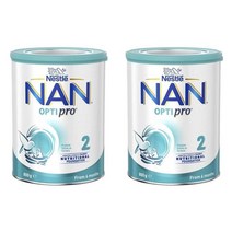 네슬레 난 옵티프로 2단계 분유 800g 2팩 (호주배송) Nestlé NAN OPTIPRO 2 Baby Follow-on Formula