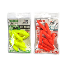 히트 오뚜기 바다 케미꽂이 4mm 찌고무 막대찌, 레드