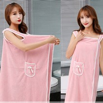 로로스키니 원피스 대형 목욕 수건 샤워 가운 LS0658, 80*135c, 카멜, 1개