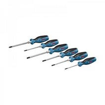 Bosch Professional 1600A016BF 6 파트 스크루 드라이버 세트(길이- 75/100/125 mm 판지 상자), 9) 관통 드라이버 세트, 3) 각종 세트품
