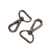 패브릭샵 명품가방고리 캐스팅 연결고리 고급도금 흑니켈30mm2EA