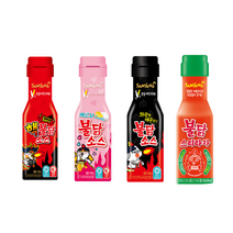 불닭소스 200G + 핵붉닭소스 200G + 까르보불닭소스 200G + 불닭스리라차 200g, 1세트