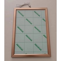 led전광판 아크릴 레스토랑 LED 디스플레이 보드 비즈니스 광고 메뉴 마케팅, [02] Rose gold-30x50cm