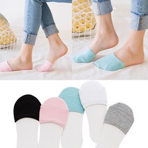 6 pcs 3 pair 여름 보이지 않는 양말 슬리퍼 미끄럼 방지 발가락 커버 신발 라이너 양말 여성용 하이힐 반 발 면 양말 착용