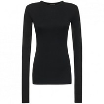 Ann Demeulemeester Fanie 코튼 jersey long 슬리브 t-shirt156615