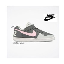 나이키 코트 버로우 PS 870028-008 그레이_핑크 벨크로 아동화 초등 학생 어린이 스니커즈 남아 여아 신발 조카 생일 남자 아이 선물 아동 운동화