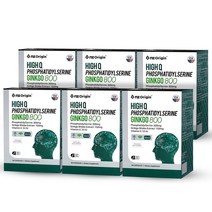 엔젯오리진 하이큐 포스파티딜세린 뇌 기능 개선 기억력 영양제, 30정, 6개, 30정