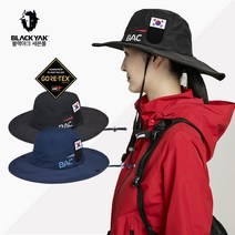 블랙야크 남여공용 방수 사파리 벙거지모자 등산 버킷 고어텍스 알파인챌린저햇GTX, BLACK, 60