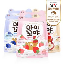 아이꼬야 불가리스 요거트볼 혼합(딸기+블루베리+사과), 6개(딸기2+블루베리2+사과2)