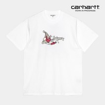 칼하트WIP SS KoganKult Wizard T-Shirt (White). 반팔티