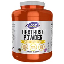 NOW Sports Nutrition 덱스트로스 파우더 (단당류) 에너지 생산＊ 4.5kg(10파운드)