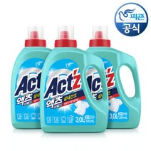 세탁세제 액츠퍼펙트 실내건조 3.2L 3개 일반, 세탁세제 액츠퍼펙트 실내건조 3