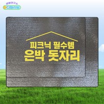야외용 은박 돗자리 여름 피크닉 은박지 돗자리 캠핑용 등산용 돗자리, 은박돗자리_중형