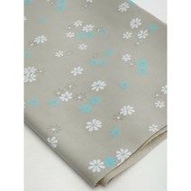 면스판 아노락 바스락 반짝이꽃 베이지그레이 천원단