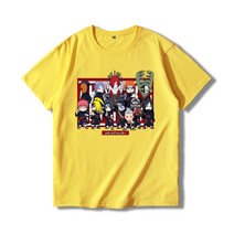 나루토 아카츠키 굿즈 반팔 티셔츠 라운드넥 봄 여름 캐릭터 프린트