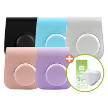 인스탁스 미니11 전용가방+KF80 마스크 1장, 1개, 스카이블루