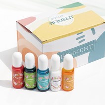 레진 조색제 26색 세트 컬러 투명 염료 10ml 레진아트 레진공예 재료, 1.26칼라 세트, 혼합색상