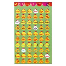 STNY_칭찬스티커 병아리(4매) 703 어린이집 잘했어요 팬시 상장 유치원 용 도장