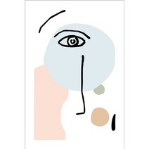 레드카펫 파인텍스 롤카페트 파이론텍스 미니멀리스트 침실 장식 추상 북유럽 스타일 거실용 넓은 면적 초상화 아트 바닥 홈 플러시 러그, 46.F - 80x120cm