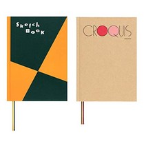 북 아트 책 꾸미기 재료 maruman 100th maruman x 하드커버 a6 제도 스케치북 + 크로키북 nzuan1+ncr01 2종 각 1종 일본 직배송