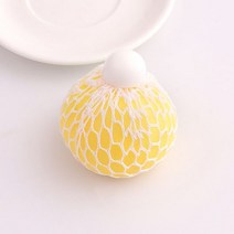 찐득볼 스트레스해소 말랑이 키덜트 장난감 스퀴시 찐득이 심신안정 그물 감각 작은 실리콘 압력 포도, 포도알 3개, 하나의 크기는 모두 맞는