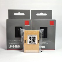 호환 부품 LP-E6NH 교체용 LP-E6N LP-E6 배터리 캐논 EOS R R5 R6 60D 70D 80D 90D 5D IV 5DS 7D 마크 카메라용 2 개, [02] 2 pcs
